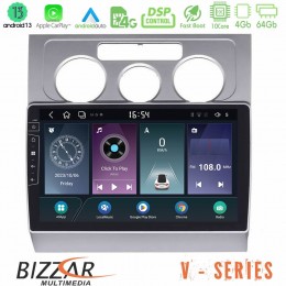 Bizzar v Series vw Touran 2003-2011 10core Android13 4+64gb Navigation Multimedia Tablet 10 u-v-Vw1001