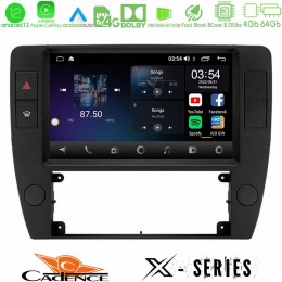 Cadence x Series vw Passat b5 2001-2005 8core Android12 4+64gb Navigation Multimedia Tablet 9 u-x-Vw1370