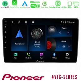 Pioneer Avic 4core Android13 2+64gb vw Passat Navigation Multimedia Tablet 9 u-p4-Vw095n