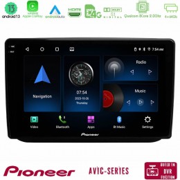 Pioneer Avic 8core Android13 4+64gb Skoda Fabia 2007-2014 Navigation Multimedia Tablet 10 u-p8-Sk0486
