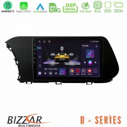 Bizzar d Series Hyundai i20 2021-2024 8core Android13 2+32gb Navigation Multimedia Tablet 9 u-d-Hy1043