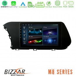 Bizzar m8 Series Hyundai i20 2021-2024 8core Android13 4+32gb Navigation Multimedia Tablet 10 u-m8-Hy1043