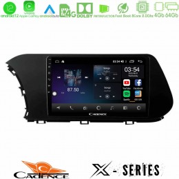 Cadence x Series Hyundai i20 2021-2024 8core Android12 4+64gb Navigation Multimedia Tablet 9 u-x-Hy1043