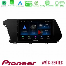 Pioneer Avic 4core Android13 2+64gb Hyundai i20 2021-2024 Navigation Multimedia Tablet 9 u-p4-Hy1043