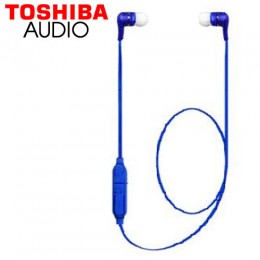 TOSHIBA AUDIO ACTIVE SERIES BLUETOOTH EARPHONE BLUE