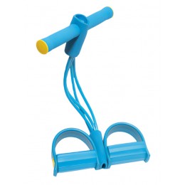 GYM-0002 Mini Λάστιχο Γυμναστικής Σωληνωτό Μαλακό με Λαβές Μπλε 42cm