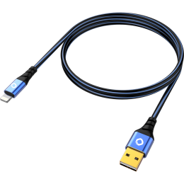 Oehlbach USB Plus LI Καλώδιο USB 2.0 Type A - Apple Lightning 50cm Blue 27321