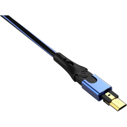 Oehlbach USB Plus Micro USB 2.0 cable type A to type Micro-B 50 cm Blue 27400