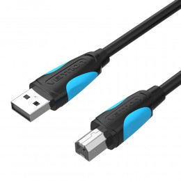 VENTION USB 2.0 A Male to B Male Print Cable 1M Black (VAS-A16-B100) (VENVAS-A16-B100)