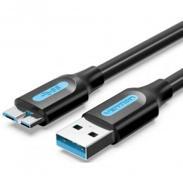 VENTION USB 3.0 A Male to Micro B Male Cable 2M Black PVC Type (COPBH) (VENCOPBH)