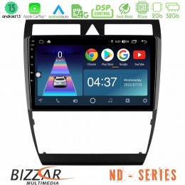 Bizzar nd Series 8core Android13 2+32gb Audi a6 (C5) 1997-2004 Navigation Multimedia Tablet 9 u-nd-Au0857