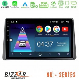 Bizzar nd Series 8core Android13 2+32gb Dacia Duster 2019-> Navigation Multimedia Tablet 9 u-nd-Dc0628