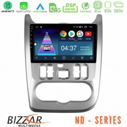 Bizzar nd Series 8core Android13 2+32gb Dacia Duster/sandero/logan Navigation Multimedia Tablet 9 u-nd-Dc0766