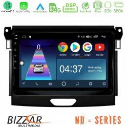 Bizzar nd Series 8core Android13 2+32gb Ford Ranger 2017-2022 Navigation Multimedia Tablet 9 u-nd-Fd0617