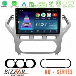 Bizzar nd Series 8core Android13 2+32gb Ford Mondeo 2007-2010 Auto a/c Navigation Multimedia Tablet 9 u-nd-Fd0919a