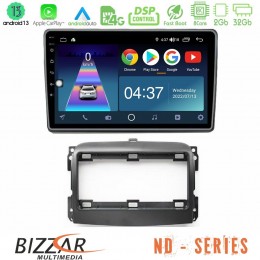 Bizzar nd Series 8core Android13 2+32gb Fiat 500l Navigation Multimedia Tablet 10 u-nd-Ft410