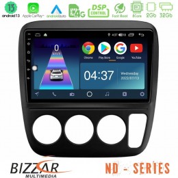 Bizzar nd Series 8core Android13 2+32gb Honda crv 1997-2001 Navigation Multimedia Tablet 9 u-nd-Hd0935