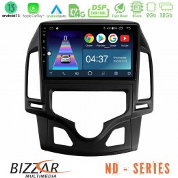 Bizzar nd Series 8core Android13 2+32gb Hyundai i30 2007-2012 Auto a/c Navigation Multimedia Tablet 9 u-nd-Hy0800