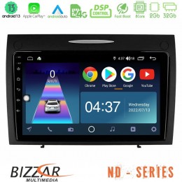 Bizzar nd Series 8core Android13 2+32gb Mercedes slk Class Navigation Multimedia Tablet 9 u-nd-Mb0804