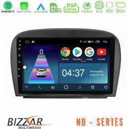 Bizzar nd Series 8core Android13 2+32gb Mercedes sl Class 2005-2011 Navigation Multimedia Tablet 9 u-nd-Mb0479
