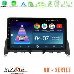 Bizzar nd Series 8core Android13 2+32gb Mercedes c Class W204 Navigation Multimedia Tablet 9 u-nd-Mb0842