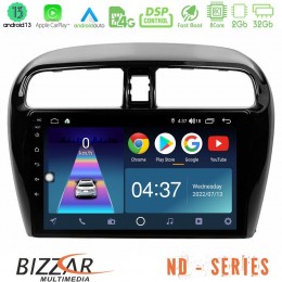 Bizzar nd Series 8core Android13 2+32gb Mitsubishi Space Star 2013-2016 Navigation Multimedia Tablet 9 u-nd-Mt0602