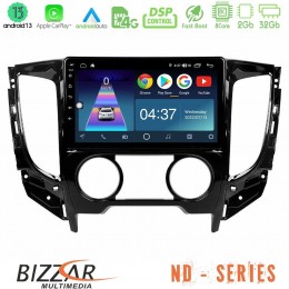 Bizzar nd Series 8core Android13 2+32gb Mitsubishi L200 2016-&Gt; &Amp; Fiat Fullback (Manual A/c) Navigation Multimedia Tablet 9 u-nd-Mt0620