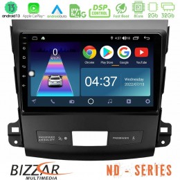 Bizzar nd Series 8core Android13 2+32gb Mitsubishi Outlander/citroen c-Crosser/peugeot 4007 Navigation Multimedia Tablet 9 u-nd-Mt662