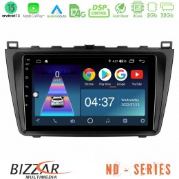 Bizzar nd Series 8core Android13 2+32gb Mazda 6 2008-2012 Navigation Multimedia Tablet 9 u-nd-Mz0233