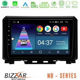 Bizzar nd Series 8core Android13 2+32gb Suzuki Jimny 2018-2022 Navigation Multimedia Tablet 9 u-nd-Sz0546
