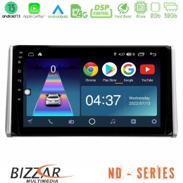 Bizzar nd Series 8core Android13 2+32gb Toyota Rav4 2019-2023 Navigation Multimedia Tablet 10 u-nd-Ty0542