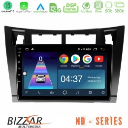 Bizzar nd Series 8core Android13 2+32gb Toyota Yaris Navigation Multimedia Tablet 9 (Μαύρο Χρώμα) u-nd-Ty626b