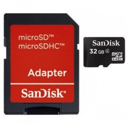 Sandisk microSDHC 32GB Class 4 Default Speed (SDSDQB-032G-B35) (SANSDSDQB-032G-B35)