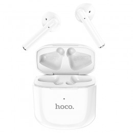 Wireless Hands Free Hoco EW19 V5.3 με Εναλλαγή Master/Slave Hi-Fi Audio Λευκό