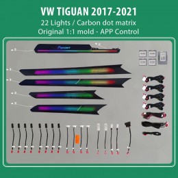 DIQ AMBIENT VW TIGUAN II 22 (Digital iQ Ambient Light VW Tiguan mod.2017-2021, 22 Lights)