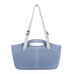 Πλαστική Τσάντα για Ψώνια 40 x 15 x 24 cm Χρώματος Μπλε Bama 10992