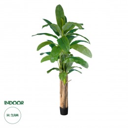 GloboStar® Artificial Garden BANANA TREE 20019 Τεχνητό Διακοσμητικό Φυτό Μπανανιά - Μπανανόδεντρο Υ280cm