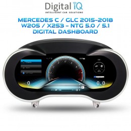 DIGITAL IQ DDD 986_IC (12.3in) MERCEDES C W205 / GLC X253 mod. 2015-2018 DIGITAL DASHBOARD