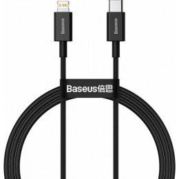 Baseus Superior USB-C to Lightning Cable 20W Μαύρο 1m (CATLYS-A01)