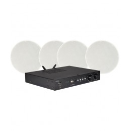 Adastra Smart Pack Multiroom2 Πακέτο με Streaming Ενισχυτή S460-WIFI και 4 Ηχεία Οροφής SL6 (Σετ) 25995