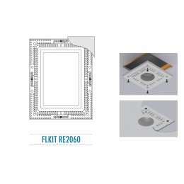 ArtSound FLKIT RE2060 Εντοιχιζόμενο Κιτ Στήριξης για το RE2060 409 x 319 x 14mm (Τεμάχιο) 23154