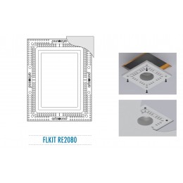ArtSound FLKIT RE2080 Εντοιχιζόμενο Κιτ Στήριξης για το RE2080 482 x 374 x 14mm (Τεμάχιο) 23152