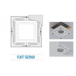 ArtSound FLKIT SQ2060 Εντοιχιζόμενο Κιτ Στήριξης για το SQ2060 350 x 350 x 14mm (Τεμάχιο) 23158