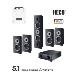 Heco Ηχεία Home Cinema 5.1 Ambient Black (Σετ) 26817