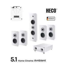 Heco Ηχεία Home Cinema 5.1 Ambient White (Σετ) 26819