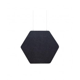 Audiodesigner ECOBAFFLE Hexagon Lato Ηχοαπορροφητικά Πάνελ Οροφής 350cm Μαύρο (Σετ 4 Τεμαχίων) 25501