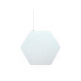 Audiodesigner ECOBAFFLE Hexagon Lato Ηχοαπορροφητικά Πάνελ Οροφής 350cm Λευκό (Σετ 4 Τεμαχίων) 25505