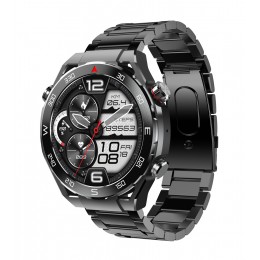 ΙΝΤΙΜΕ smartwatch 5 Ultimate 1.52", IP67, heart rate, ηχείο & mic, μαύρο