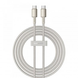 Baseus Cable USB-C to USB-C  Gold 100W 2m (P10319800G21-01) (BASP10319800G21-01)