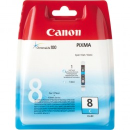 Canon Μελάνι Inkjet CLI-8C Cyan Blister Pack (0621B028) (CANCLI-8CBP)